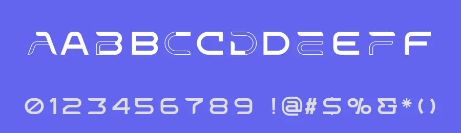 EGOS – Futuristic Sci-Fi Display Font by Linecreative — Display Font — thumbnail 3