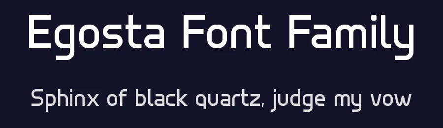 Egosta Font Family by Skillyas Studio — Sans Serif Font — thumbnail 2
