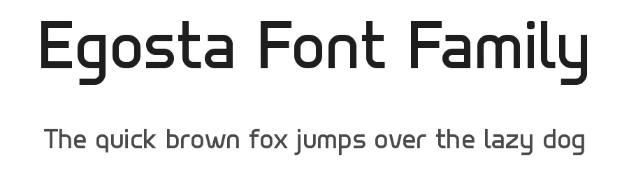 Egosta Font Family by Skillyas Studio — Sans Serif Font
