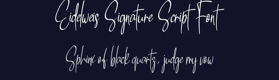 Eidelweis Signature Script Font by andikastudio — Script Handwritten Font — thumbnail 2