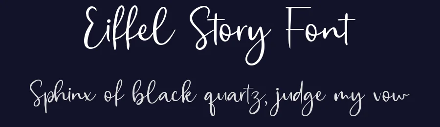 Eiffel Story Font by Allouse.Studio — Script Handwritten Font — thumbnail 2
