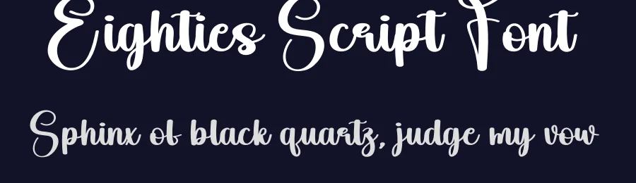 Eighties Script Font by andikastudio — Script Handwritten Font — thumbnail 2