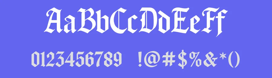 Eisenkraft – Blackletter Font by Creacy Studio — Blackletter Font — thumbnail 3