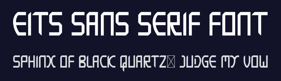 EITS Sans Serif Font by nihstudio — Sans Serif Font — thumbnail 2