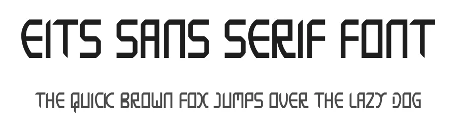 EITS Sans Serif Font by nihstudio — Sans Serif Font
