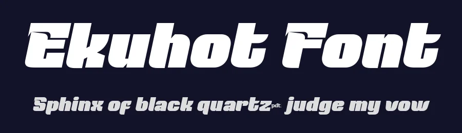 Ekuhot Font by productype — Display Font — thumbnail 2