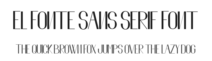 El Fonte Sans Serif Font by Gilar Studio — Sans Serif Font