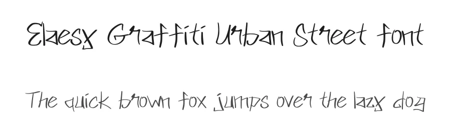 Elaesy Graffiti Urban Street font by ArtiXLabs — Serif Font