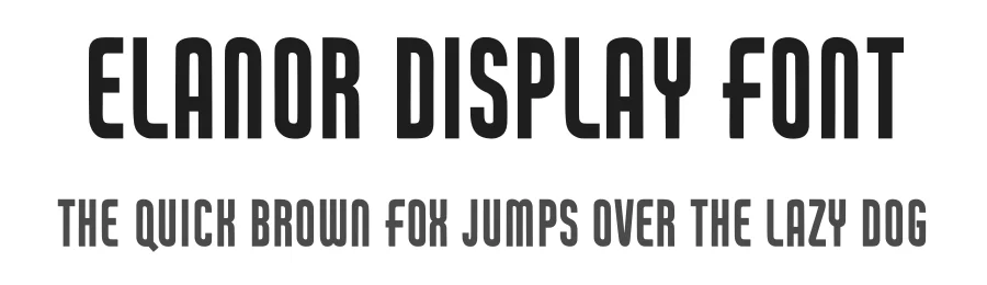 Elanor Display Font by Maulana Creative — Display Font