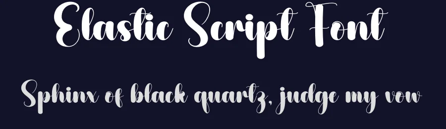 Elastic Script Font by andikastudio — Script Handwritten Font — thumbnail 2