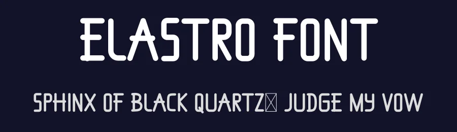 Elastro Font by Koplexsstudio — Display Font — thumbnail 2