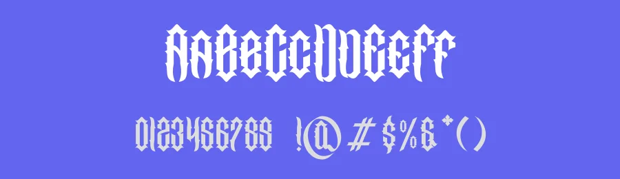 Elaxors Font by Dhabee — Blackletter Font — thumbnail 3