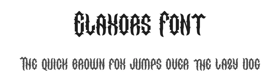 Elaxors Font by Dhabee — Blackletter Font