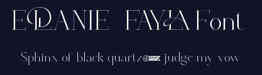 Eldanie Fayla Font by nihstudio — Display Font — thumbnail 2
