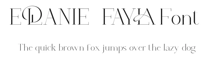 Eldanie Fayla Font by nihstudio — Display Font