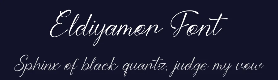 Eldiyamor Font by Gracetypestudio — Script Handwritten Font — thumbnail 2