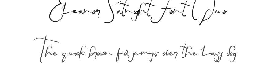 Eleanor Satnight Font Duo by edricstudio — Script Handwritten Font