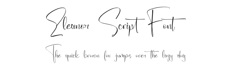 Eleanor Script Font by letterfabric — Script Handwritten Font