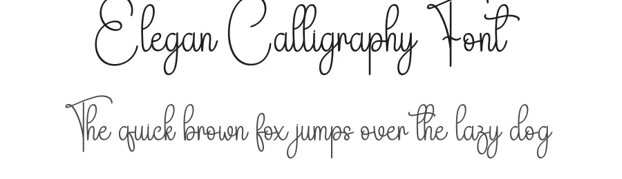Elegan Calligraphy Font by creativeletter — Script Handwritten Font