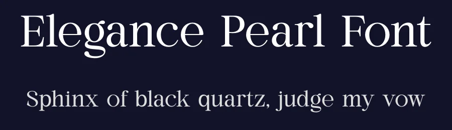 Elegance Pearl Font by Rantautype — Serif Font — thumbnail 2