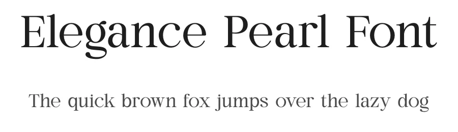 Elegance Pearl Font by Rantautype — Serif Font