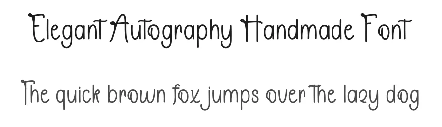 Elegant Autography Handmade Font by freshtypeink — Display Font