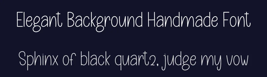 Elegant Background Handmade Font by freshtypeink — Display Font — thumbnail 2