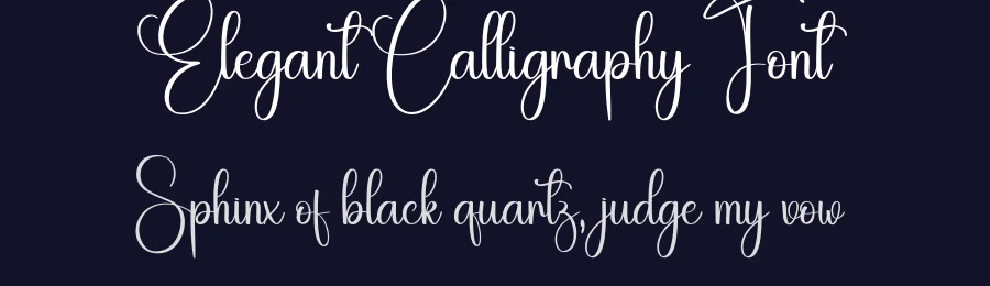 Elegant Calligraphy Font by creativeletter — Script Handwritten Font — thumbnail 2