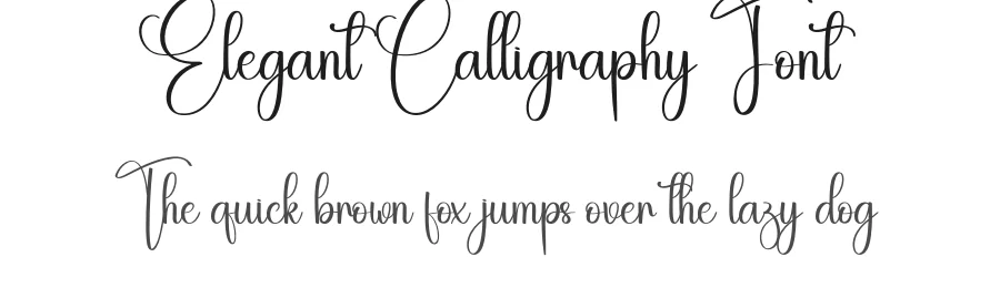 Elegant Calligraphy Font by creativeletter — Script Handwritten Font