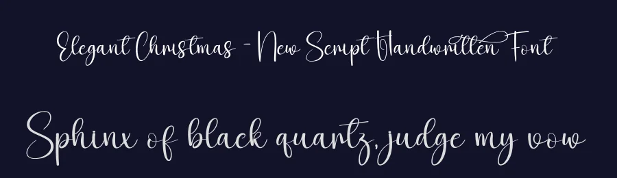 Elegant Christmas – New Script Handwritten Font by creativeletter — Script Handwritten Font — thumbnail 2