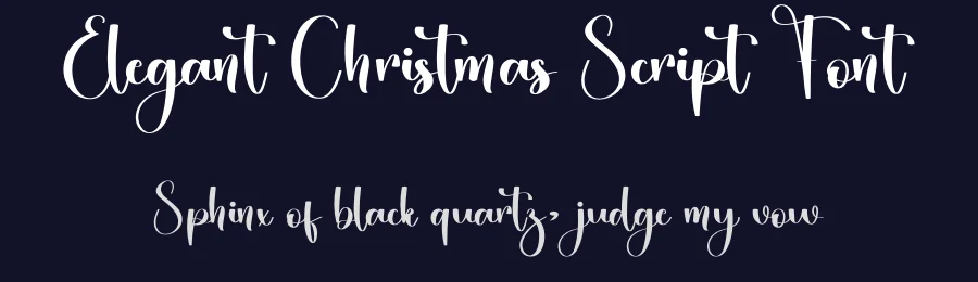 Elegant Christmas Script Font by freshtypeink — Script Handwritten Font — thumbnail 2