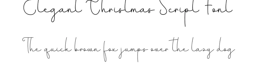 Elegant Christmas Script Font by andikastudio — Script Handwritten Font