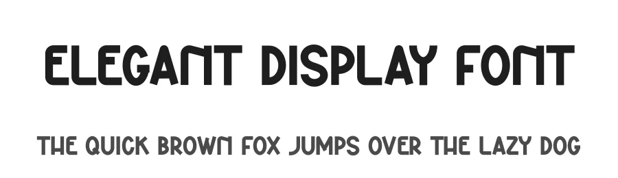 Elegant Display Font by andikastudio — Display Font