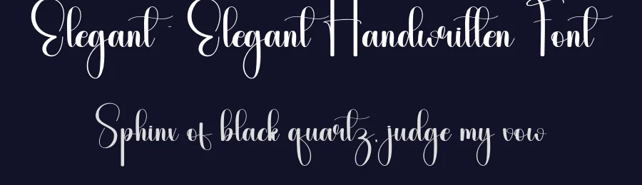 Elegant – Elegant Handwritten Font by andikastudio — Script Handwritten Font — thumbnail 2