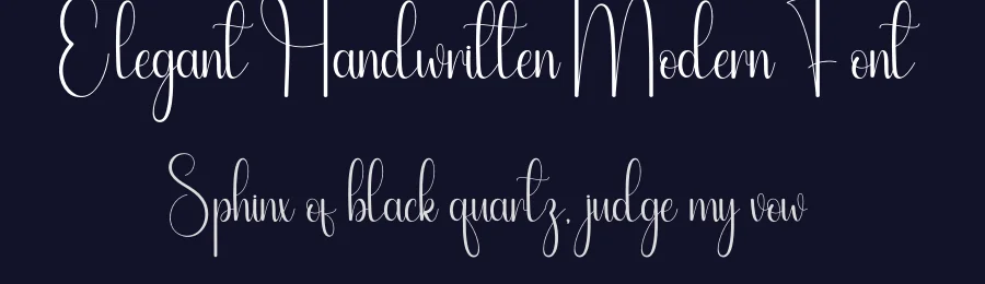 Elegant Handwritten Modern Font by andikastudio — Script Handwritten Font — thumbnail 2