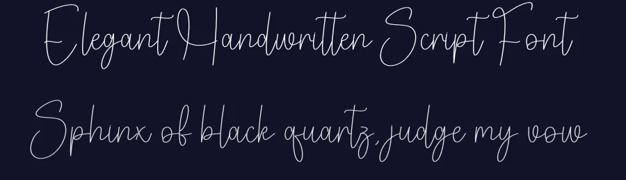 Elegant Handwritten Script Font by andikastudio — Script Handwritten Font — thumbnail 2