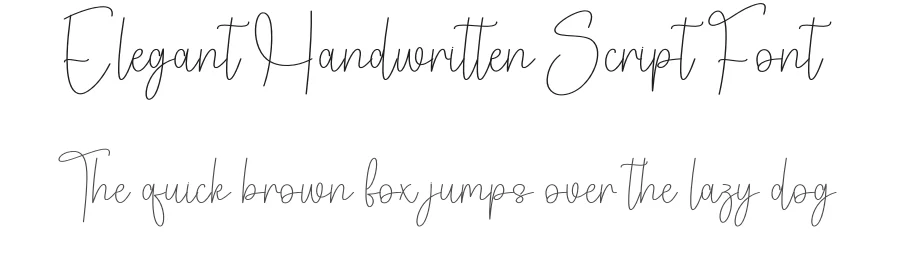 Elegant Handwritten Script Font by andikastudio — Script Handwritten Font