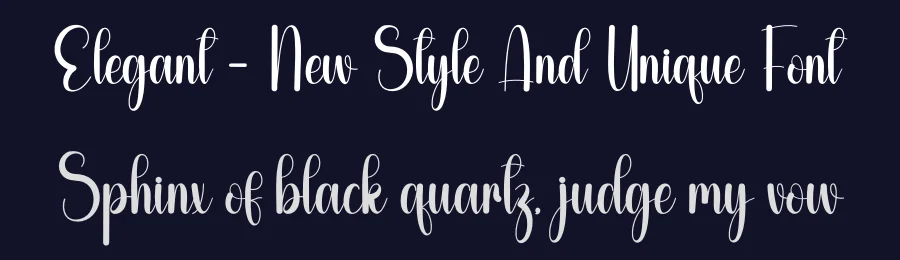 Elegant – New Style And Unique Font by andikastudio — Script Handwritten Font — thumbnail 2