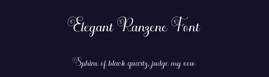 Elegant Ranzene Font by rvandtype — Script Handwritten Font — thumbnail 2