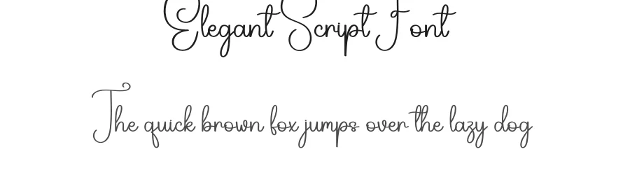 Elegant Script Font by creativeletter — Script Handwritten Font