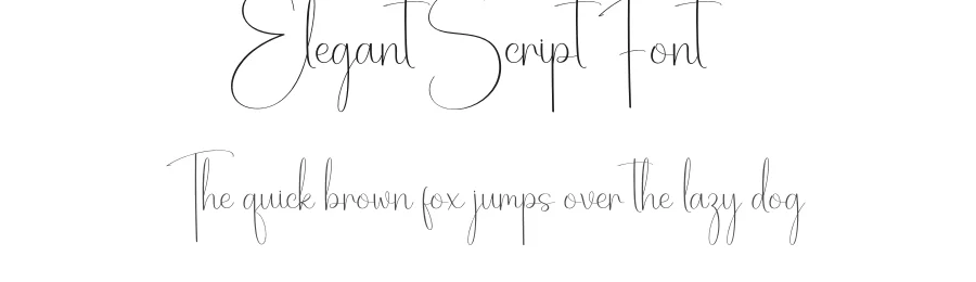 Elegant Script Font by creativeletter — Script Handwritten Font