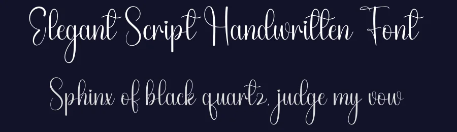 Elegant Script Handwritten Font by andikastudio — Script Handwritten Font — thumbnail 2