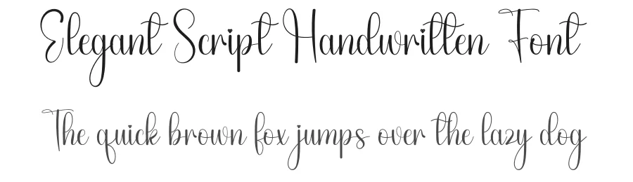 Elegant Script Handwritten Font by andikastudio — Script Handwritten Font