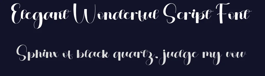Elegant Wonderful Script Font by freshtypeink — Script Handwritten Font — thumbnail 2
