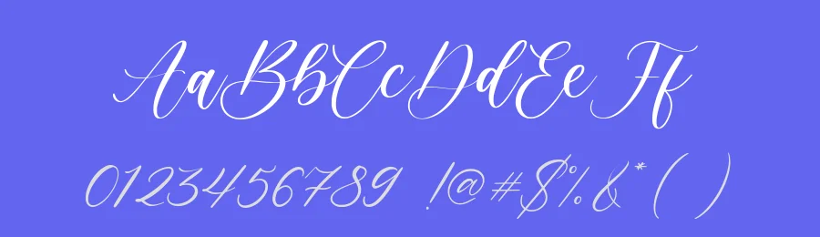 Elegante Calligraphy Font by balpirick — Script Handwritten Font — thumbnail 3