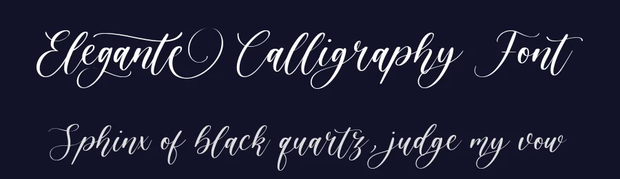 Elegante Calligraphy Font by balpirick — Script Handwritten Font — thumbnail 2