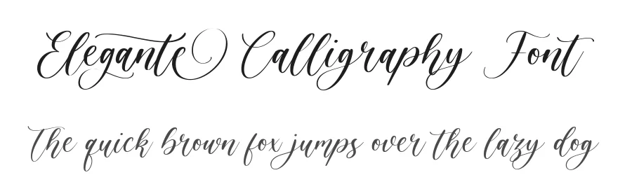 Elegante Calligraphy Font by balpirick — Script Handwritten Font