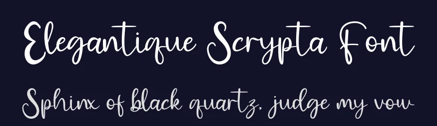 Elegantique Scrypta Font by Creatifontstudios — Script Handwritten Font — thumbnail 2