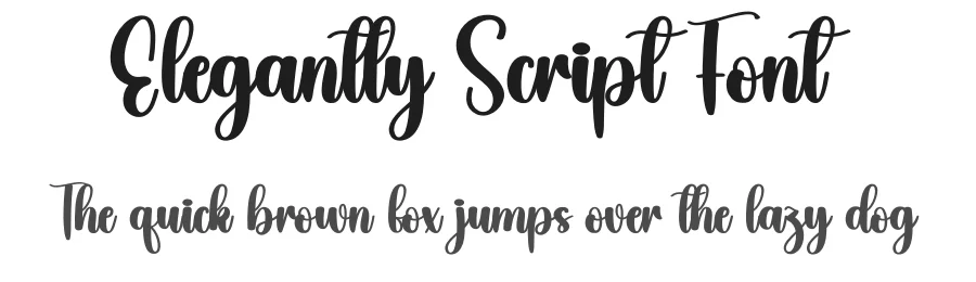 Elegantly Script Font by creativeletter — Script Handwritten Font