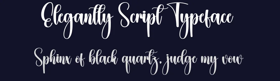 Elegantly Script Typeface by creativeletter — Script Handwritten Font — thumbnail 2